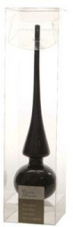 Елочная макушка Classic 26 см, черная, стекло, KAEMINGK (113679)