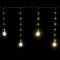 Гирлянда бахрома Звезда 3*0,7*0,5 м., 10 теплых-белых LED ламп, прозрачный провод, Winner Light (ww.02.4T.10L-8Star)