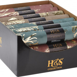 Новогодняя дорожка для стола Сияние Арктики 28*270 см., бирюза, Koopman (767612280/3)