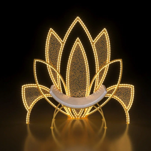 Светодиодная фигура Трон №2 250 см., Сад Радости (SR082)