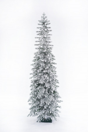Искусственная ель Тикко заснеженная 155 см., 100% литая хвоя, Max Christmas (ЕЛТКЗ15)