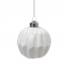 Набор винтажных стеклянных шаров Белый танец 80 мм., белый, 9 шт., Christmas DeLuxe (13038)