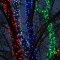 Комплект мерцающих гирлянд на деревья 100 м., 5 лучей по 20 м, 24V, 1000 разноцветных LED ламп, черный ПВХ, Beauty Led (KDD1000BL-11-1M)