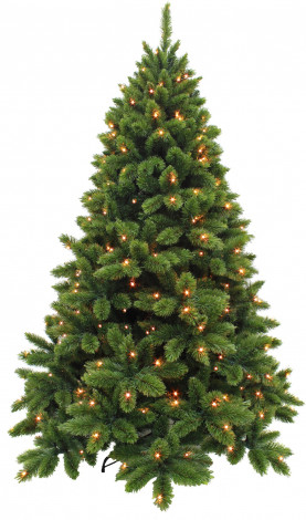 Елка Триумф Де Люкс 155 см., 144  LED ламп, леска+пвх, Triumph Tree (72074)