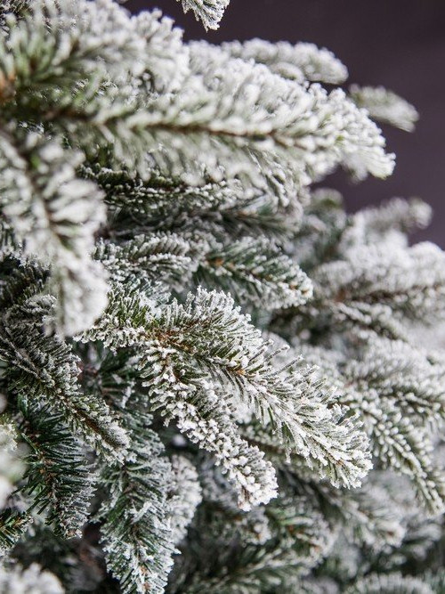 Ель Стильная заснеженная 260 см., литая хвоя+пвх, Black Box (74122)