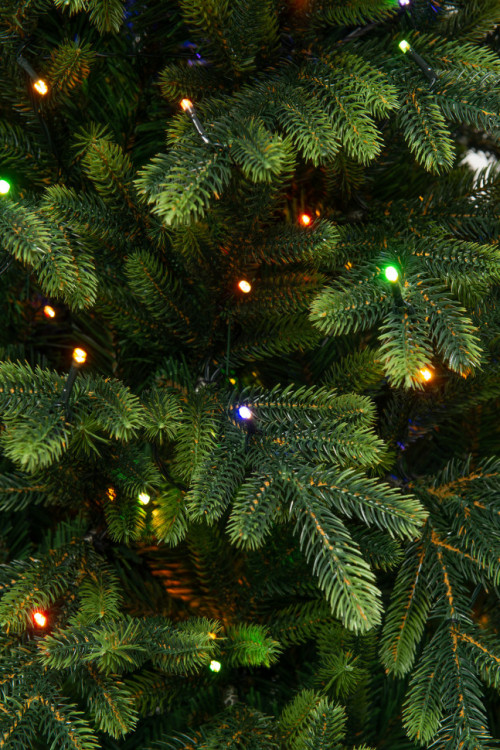 Искусственная елка Венецианская 150 см., 232 мульти/теплых белых Led ламп (2в1), Литая хвоя+ПВХ, ЕлкиТорг (175150)