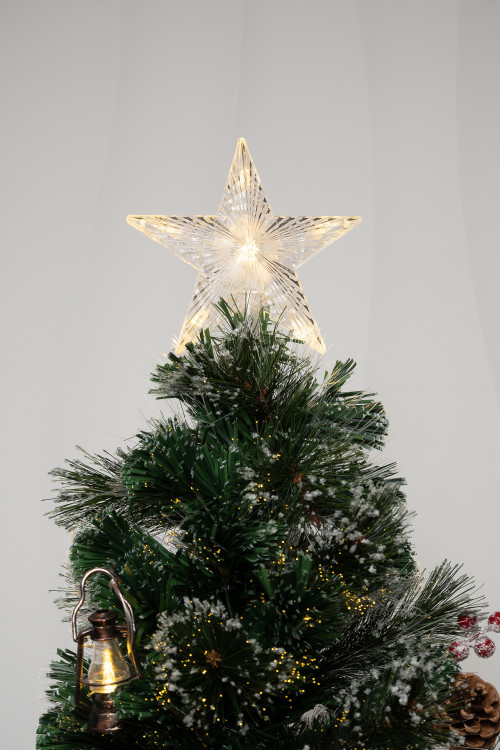 Оптоволоконная елка с LED лампочками Рождественские Огни 240 см., леска+пвх, контроллер (Т2301-240)