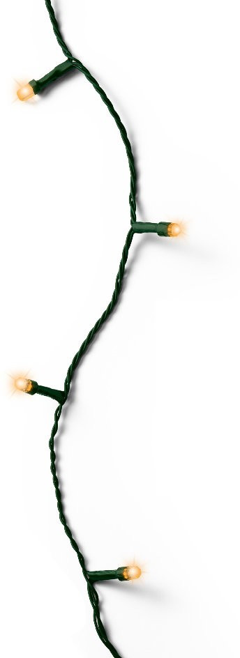 Светодиодная гирлянда с контроллером Алмазная россыпь 29.9 м., 220 V, 300 LED ламп теплого свечения, зеленый ПВХ провод, Kaemingk (490511)