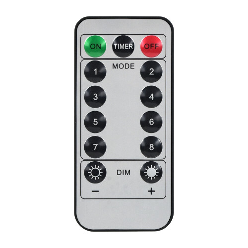 Светодиодная нить Прищепки 20 теплых белых LED ламп, 3 м., батарейки, 8 режимов, пульт, прозрачный провод, Vegas (55117)