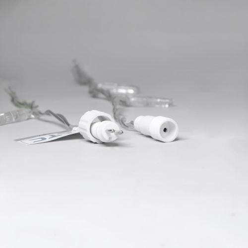 Светодиодная нить 10 м. с колпачком 24 В, 100 LED, шампань, прозрачный провод ПВХ, LTC (PST100CAP-10-1CH)