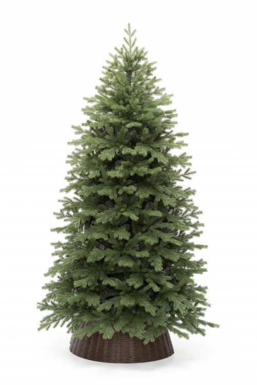 Искусственная елка Графская стройная 240 см., Литая хвоя+ПВХ, ЕлкиТорг (45240)