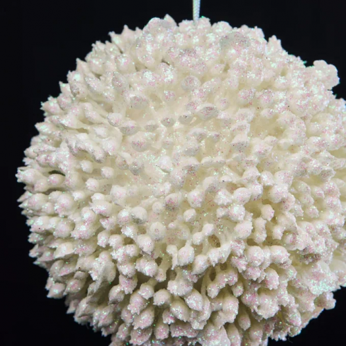 Винтажный шар Сокровища Посейдона, Коралл 22 см., Christmas DeLuxe (88885) 