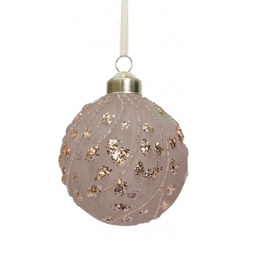 Набор винтажных стеклянных шаров Старый замок 80 мм., кремовый, 9 шт., Christmas DeLuxe (13041)