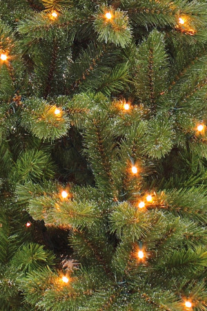 Ель Лесная Красавица стройная 155 см., 120 LED ламп, леска+пвх, Triumph Tree (73897)