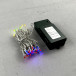 Светодиодная гирлянда 5 м., 3 батарейки типа D 4.5V, 50 разноцветных LED ламп, таймер, прозрачный провод, LTC (EST50-4W10-8M) в Санкт-Петербурге