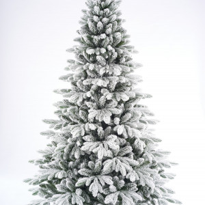 Искусственная ель заснеженная Ленинградская 270 см., литая хвоя + ПВХ, Max Christmas (ЕЛСЗ27)