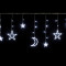 Гирлянда Бахрома Млечный путь 2,5*0,95*0,55 м., 138 холодных LED ламп, прозрачный провод, контроллер, Winner Light (w.02.5T.138.L+)