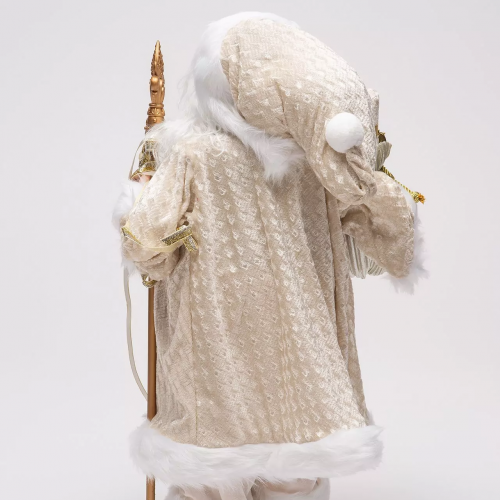 Дед Мороз Королевский в золотом наряде 30 см., ЕлкиТорг (ZS-S-21838-12)