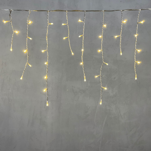 Светодиодная бахрома 3*0,5 м., 150 шампань LED ламп, силиконовый прозрачный провод, Beauty Led (ECC150-10-2CH) в Санкт-Петербурге