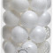 Набор пластиковых шаров Королевский 60 мм, белоснежный, 37 шт, Kaemingk (020804)