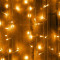 Светодиодный мерцающий занавес 2*2 м, 220V., 400 желтых LED ламп, прозрачный ПВХ, Beauty Led (PCL402BL-10-2Y)