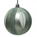 Набор пластиковых шаров Лион 80 мм,. оливковый, 12 шт., Kaemingk (027045)