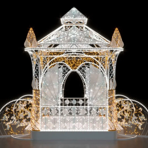 Светодиодная фотозона Царская беседка 450 см., Сад Радости (SR086)