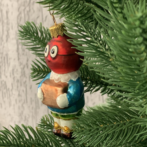 Елочное украшение Граф Вишенка, стекло, Витус (59315)