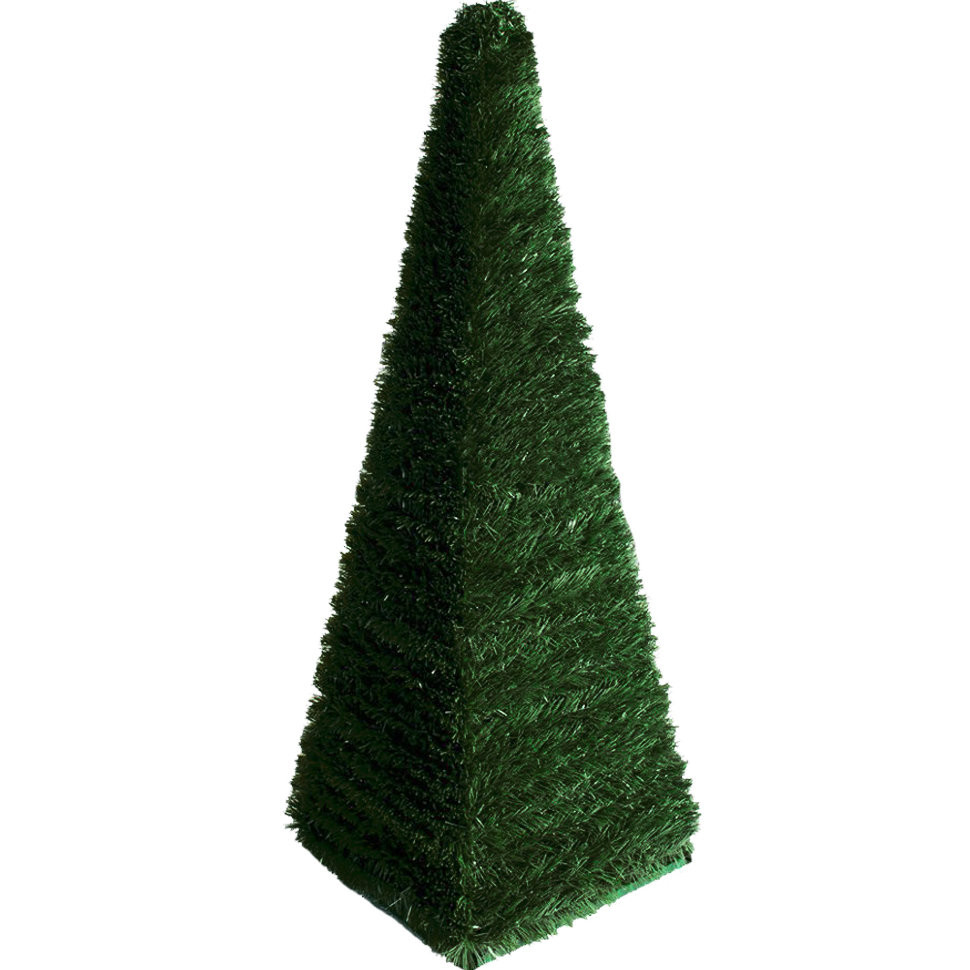 Хвойный конус зеленый 1 м., квадратное сечение, ПВХ, Green Trees (GT1KONKV)