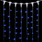 Светодиодный занавес 2*1 м., 200 синих LED ламп, прозрачный провод ПВХ, Beauty Led (PCL202-10-2B)