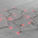 Светодиодная нить 100 красных LED ламп, 10 м., 24В., прозрачный провод ПВХ, LTC (PST100-10-1R) в Санкт-Петербурге
