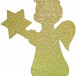 Украшение из пенополистирола Ангел, 150 мм., золото, ПромЕлка (АЗ-150GOLD)