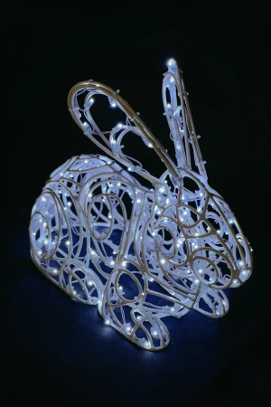 Светодиодная фигура Зайчик №7 50 см., Сад Радости (SR186) 