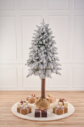 Искусственная ель Скандинавская заснеженная 210 см, литая хвоя+пвх, Max Christmas (СКНЗ21)