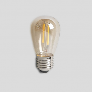 Лампа Филаментная Лофт Ø45 мм, H60 мм., 220В, Цоколь E27, 2 Вт, Золотисто-Коричневая, LTC (FLM27-2W-2TN)