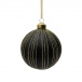 Набор винтажных стеклянных украшений Гротеск 100 мм., черный с золотом, 6 шт., Christmas DeLuxe (13159)