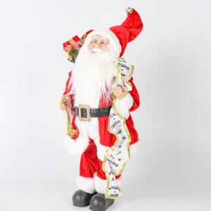  Санта Музыкант в красном наряде 45 см., ЕлкиТорг (ZS-S-21840-18)
