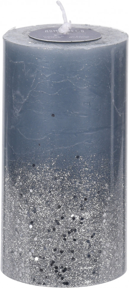 Свеча декоративная парафиновая Морозный фонтан 9*15 см., голубой, Koopman (ACC682750/3)