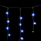 Светодиодная бахрома с колпачком 3,1*0,5 м., 120 синих LED ламп, мерцание, черный провод ПВХ, IP65, Beauty led (PIL120BLWCAP-11-2B)