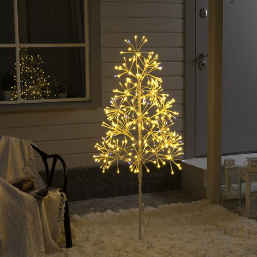 Светодиодное дерево Ёлка 1.5 м., 324 теплых LED, мерцание, 220 В, Luazon Lighting (4357287) — 