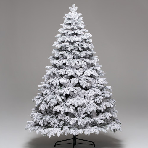 Искусственная елка Камчатская заснеженная 240 см., литая хвоя+пвх, ЕлкиТорг (143240)