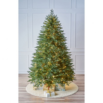 Искусственная ель Версальская 300 см., 930 теплых белых LED ламп, литая хвоя, Max Christmas (ЕСВЛ30)