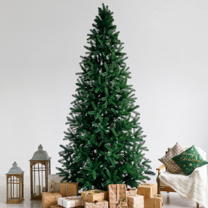 Интерьерная искусственная елка Европейская Премиум 4,5 м., ствольная, Литая хвоя+ПВХ, Green Trees (GT4,5EVR)