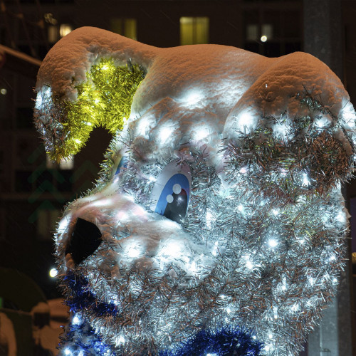 Светодиодная фигура из мишуры Щенок 2.3 м., Conso (3DGR321)