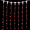 Светодиодный занавес 2*3 м., 600 красных LED ламп, мерцание, прозрачный провод ПВХ, Beauty Led (PCL602BLW-10-2R)