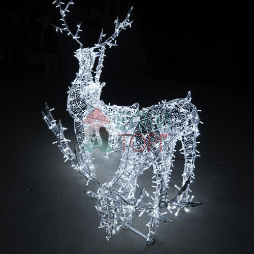 Комплект светодиодных фигур Семья Оленей 3 шт., Conso (OL150)