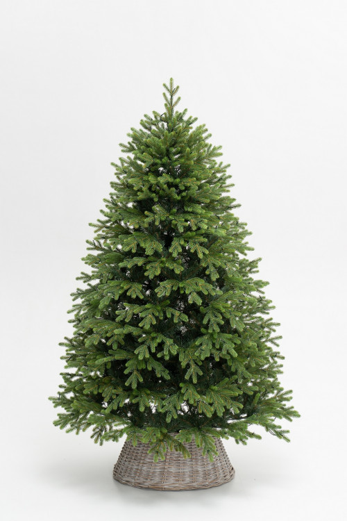 Искусственная елка Рождественская 210 см., 500 теплых-белых Led ламп, литая+пвх, ЕлкиТорг (204210)