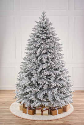 Искусственная ель Версальская заснеженная 240 см., 560 тепл.бел. ламп, Max Christmas (ЕСВЗЛ24)