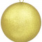 Шар из пенополистирола с блестками Искристый 30 см., золото, ПромЕлка (SHI-300GOLD)