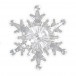 Фигурка Снежинка светодиодная 9.5*9.5 см., на присоске, Vegas (55055)